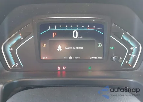 2024 Honda Odyssey Touring z USA, uszkodzony, nr VIN 5FNRL6H85RB034493